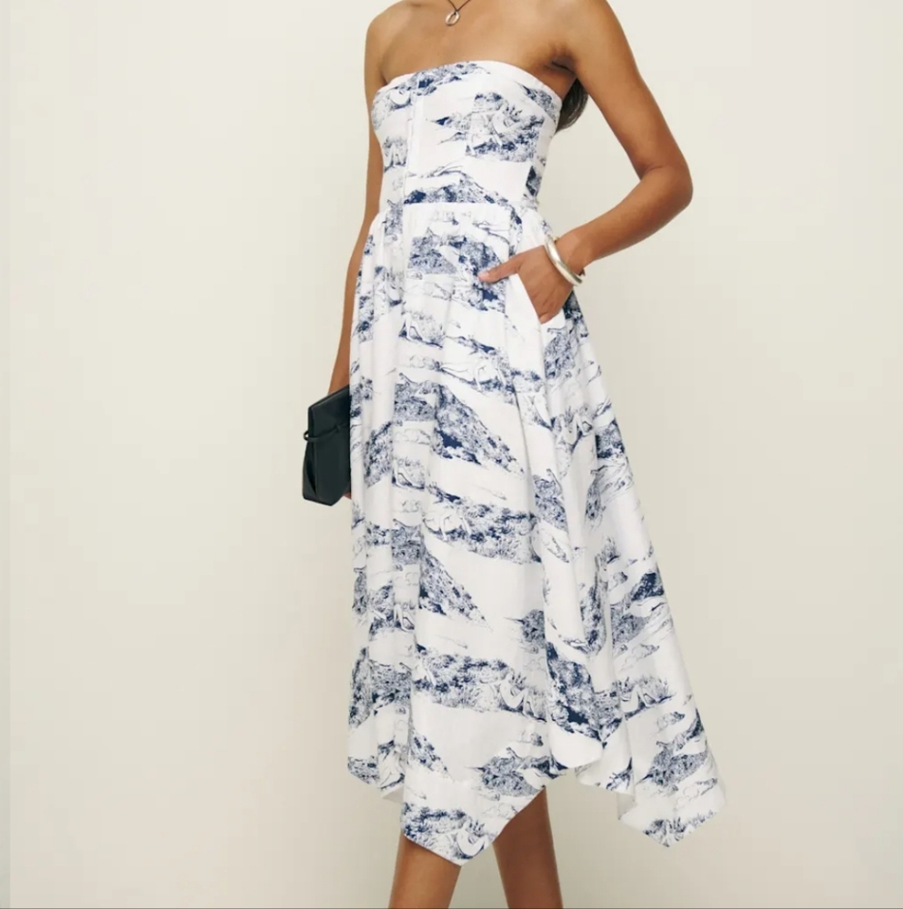 Reformation Grazi Linen Dress